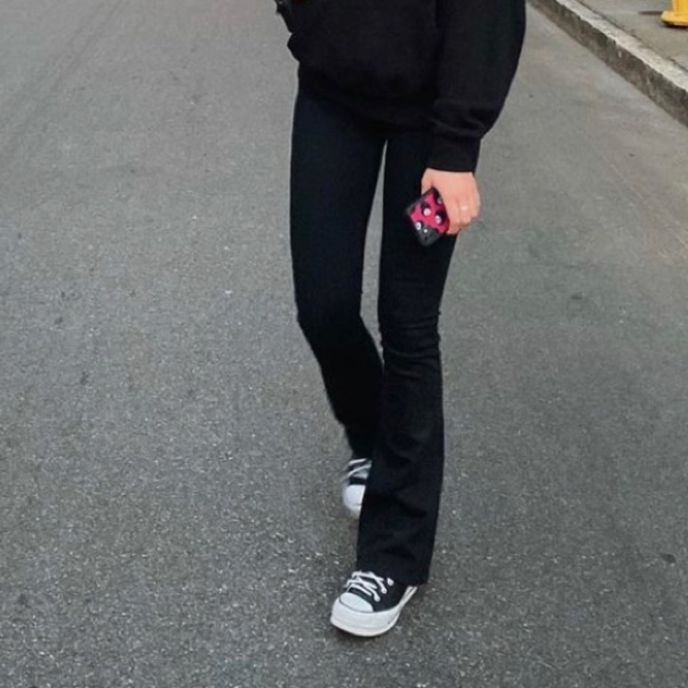Zara Flare Black Pants